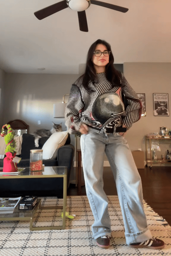 Cozy chunky knit sweater