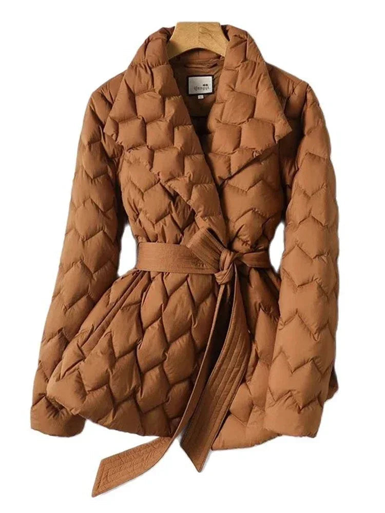 Cozy warm winter coat for cold days