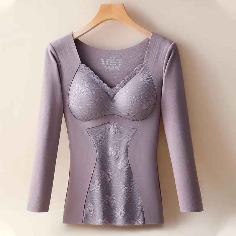 Ede™ – Figure-hugging thermal top with integrated bra
