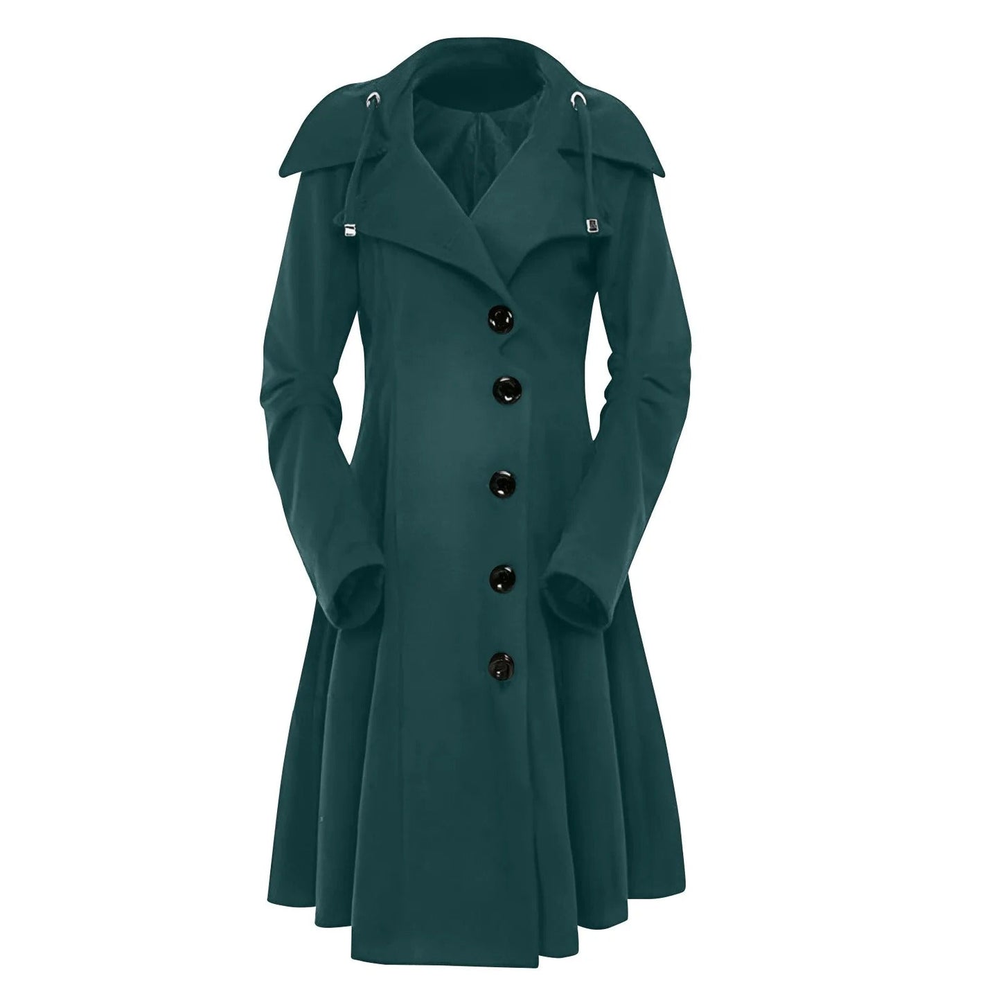 Karla | Elegant trench coat with hood