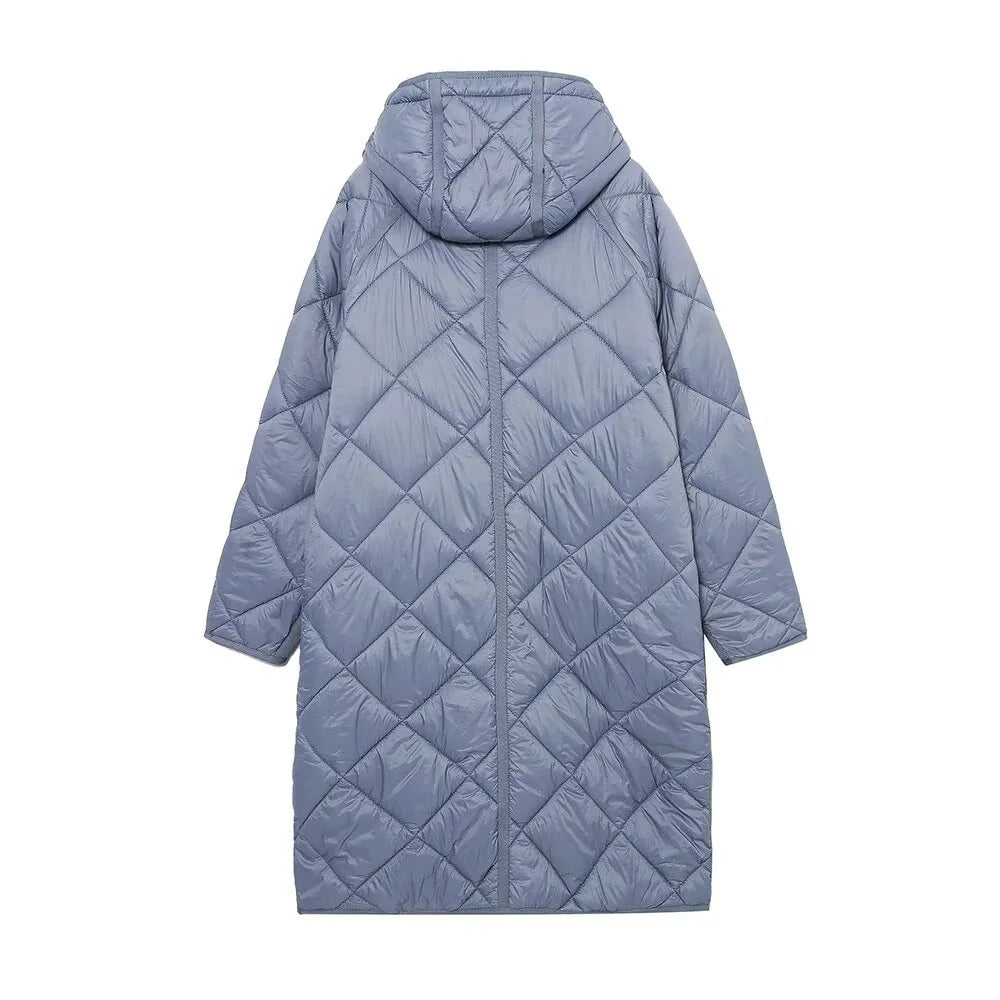 Theresa | Long quilted coat
