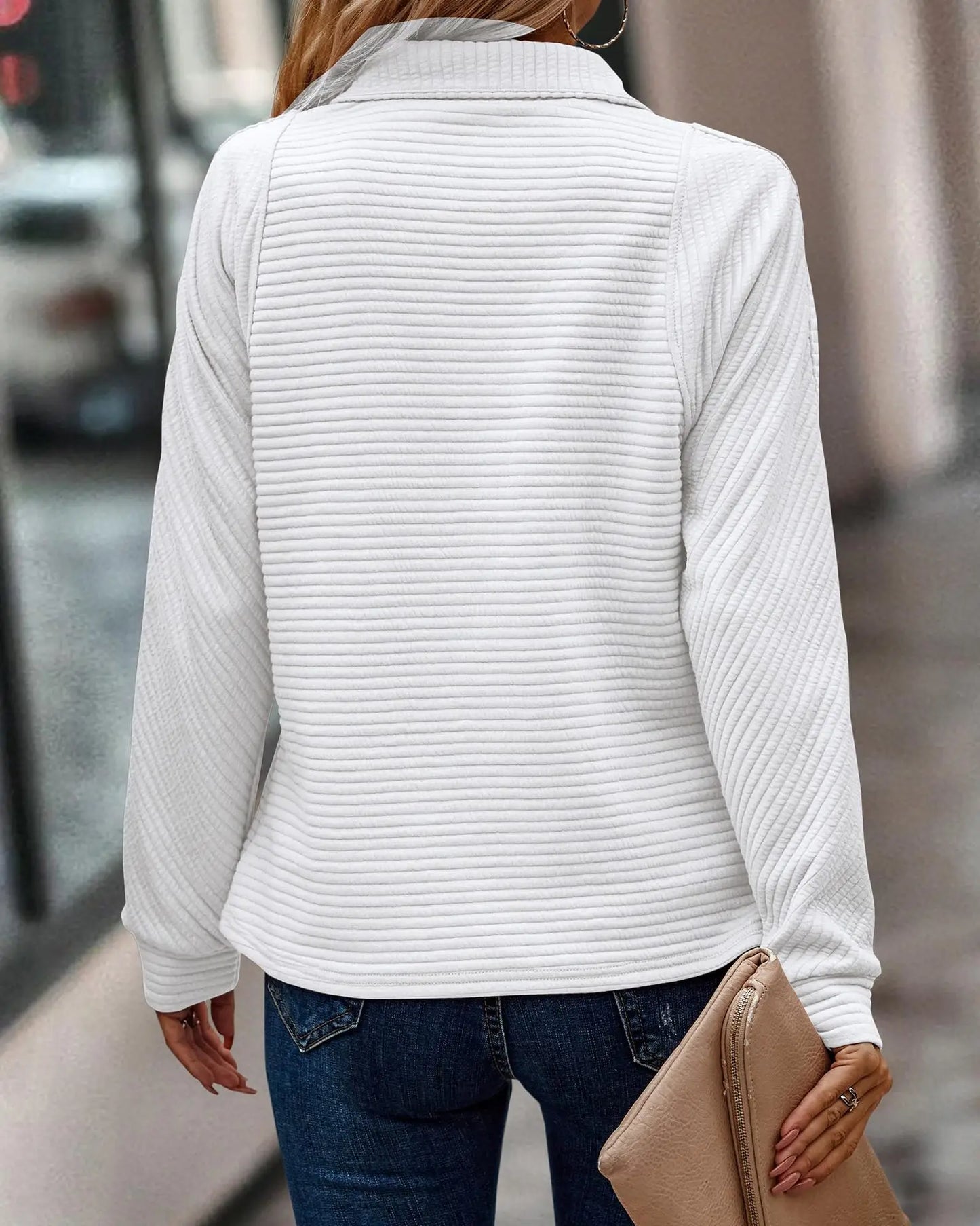 Gina™ - Casual zip-up sweater