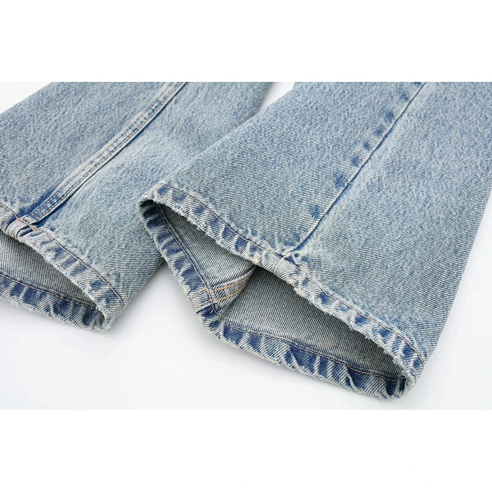 Klara™ - Vintage high-waisted baggy jeans