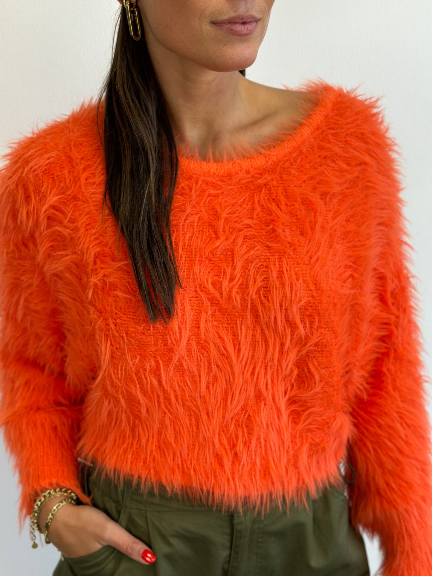 Nova™ - Hairy Knit Sweater