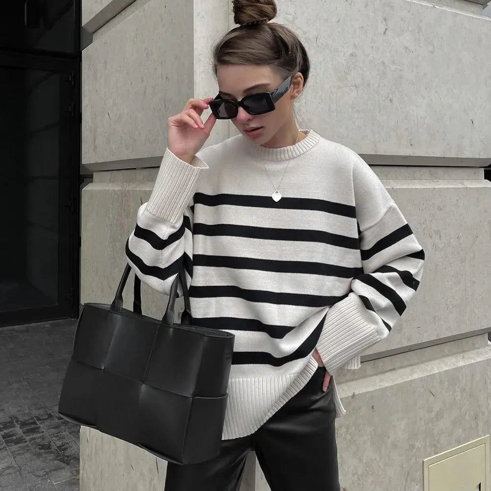 Quenny™ - Striped Pullover Sweater