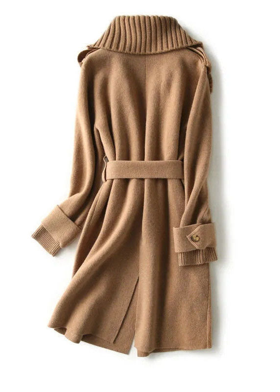 Minji™ - Women's Collar Knit Patchwork Wool Loose Cardigans Winter