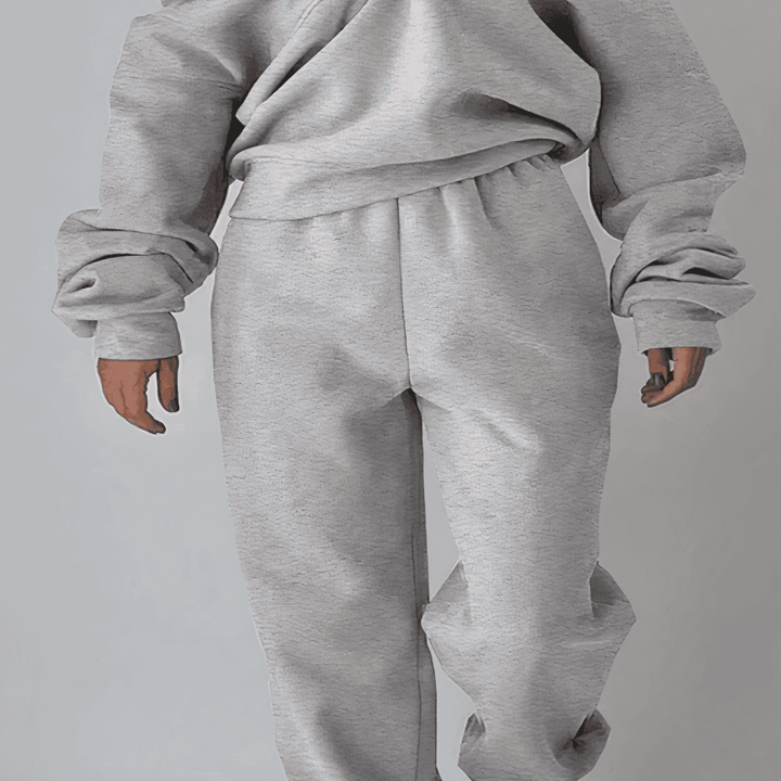 Comfortable tracksuit with fleece lining for casual comfort