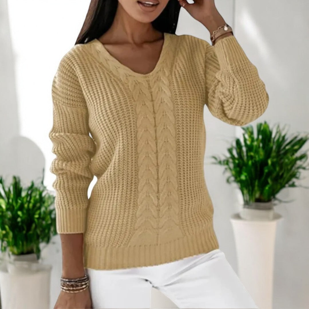 Cozy Scandinavian knit sweater for everyday style