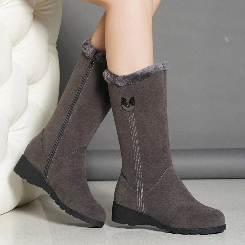 Adler™ – Cozy winter boots with fur collar