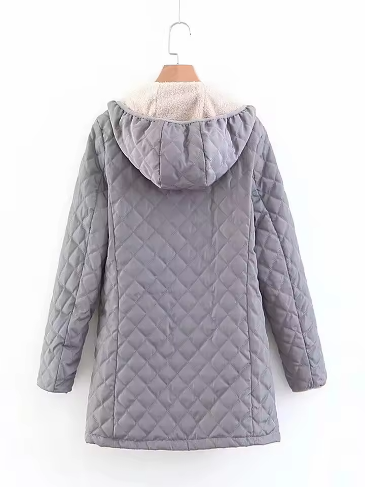 Theresa | Warm quilted jacket with hood