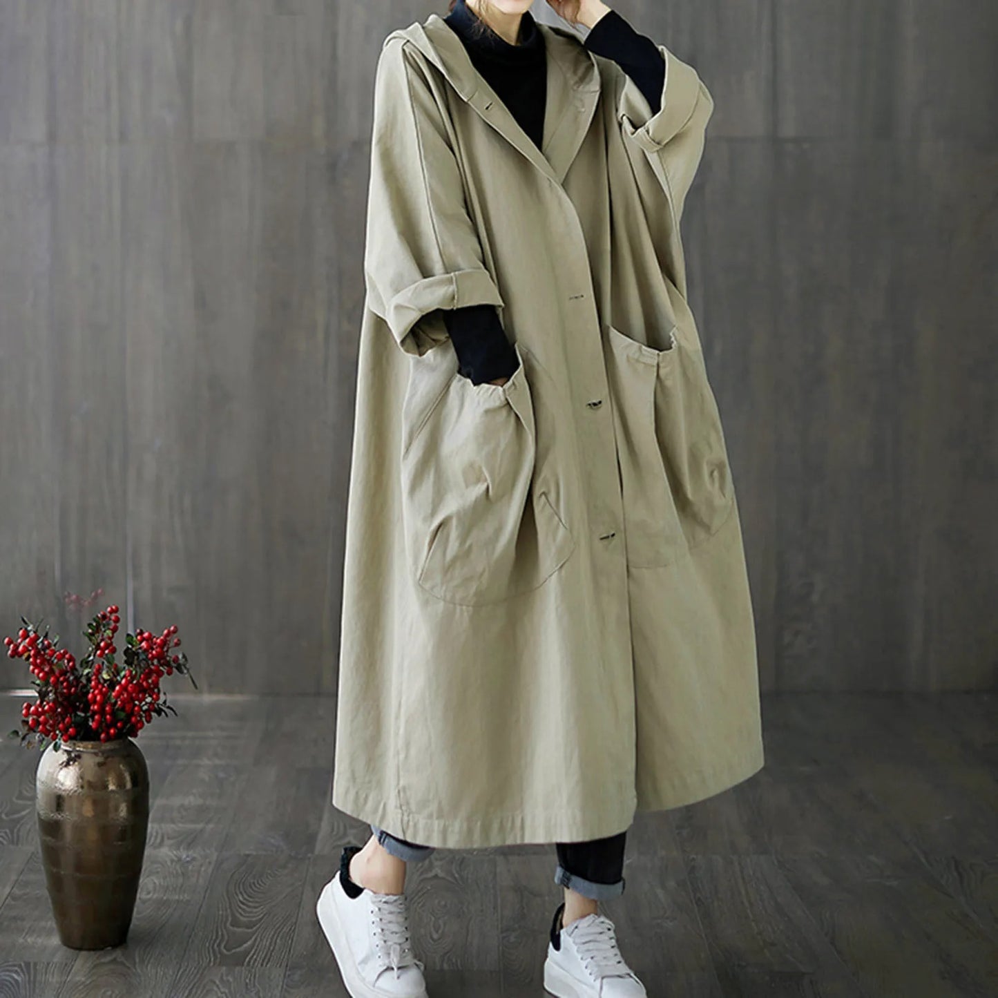 Maria | Casual hooded coat