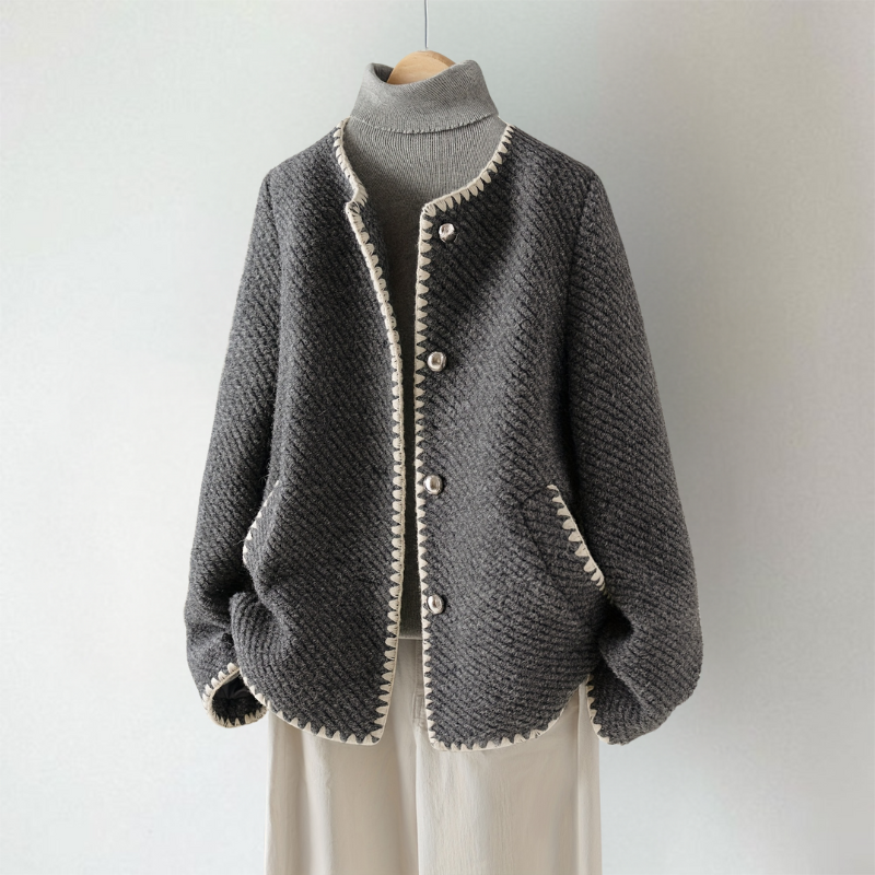 Stylish lightweight knit cardigan for layering
