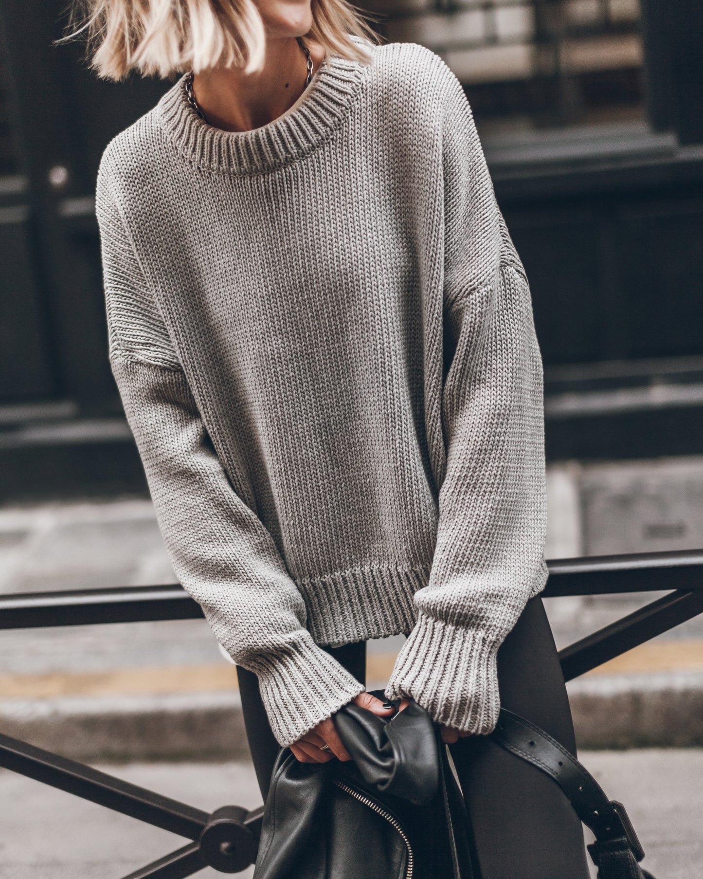 Ramona™ - The slightly faded knitted sweater