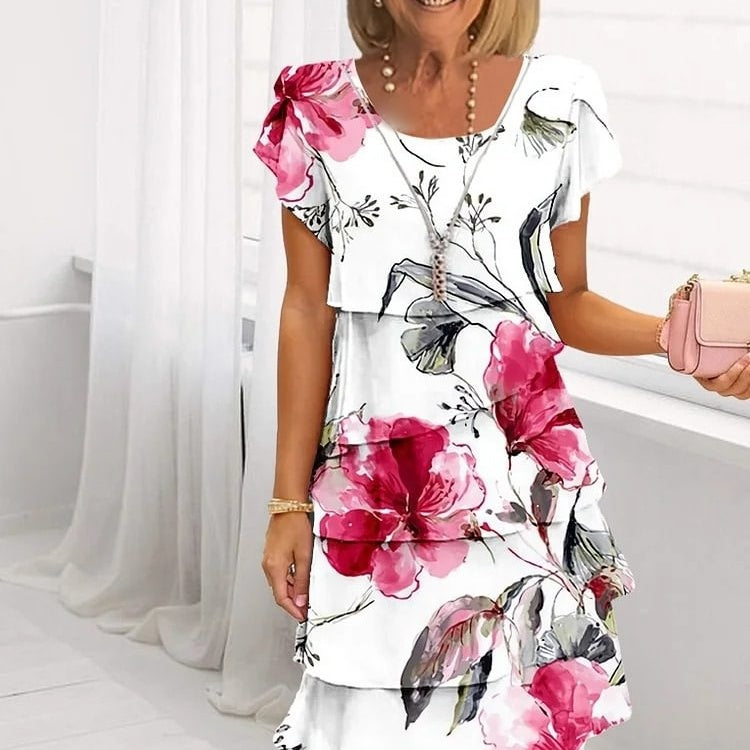 Holly | elegant floral dress