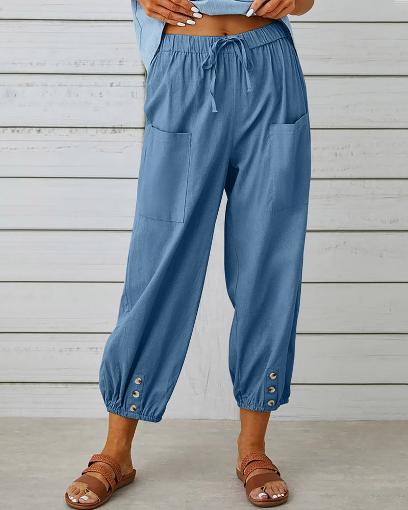 Eva™ - Loose high-waisted pants