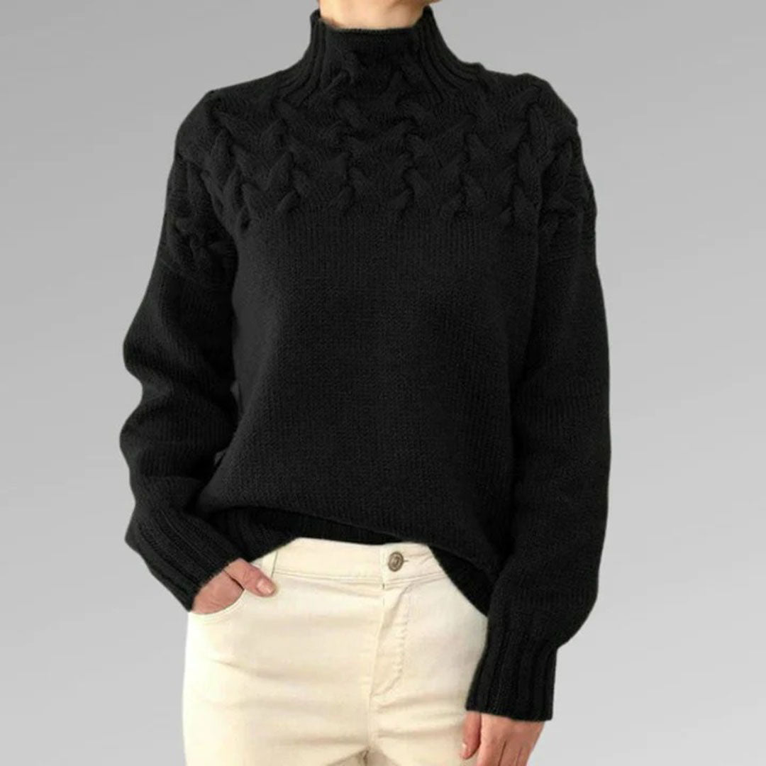 Sansa™ | Elegant sweater with a turtleneck