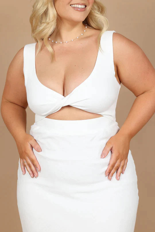 Lily | Wrap-style midi dress