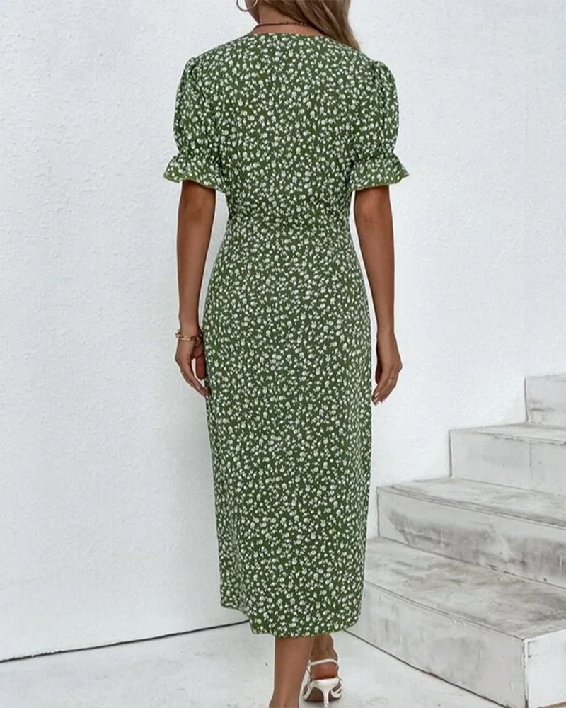 Bliss™ - Short-sleeved floral print dress