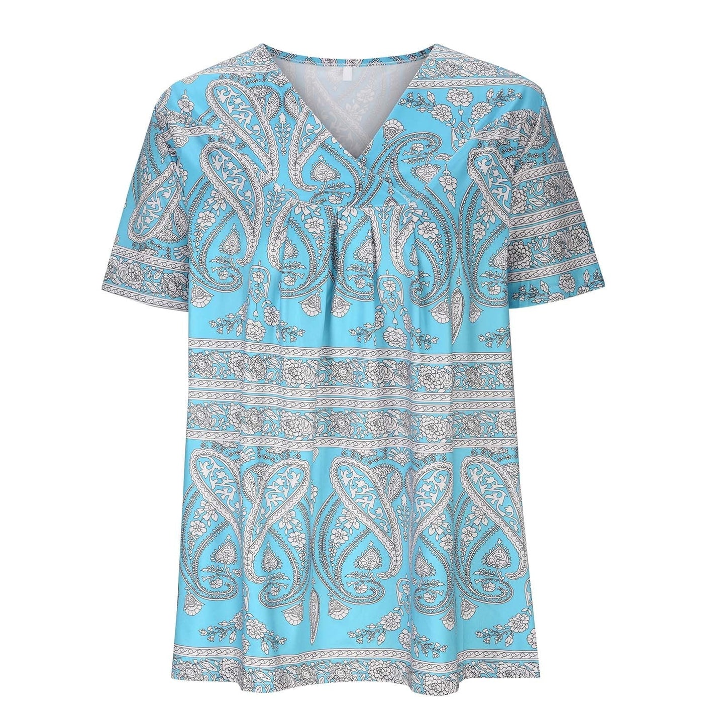 Oswald | Feminine tunic top with pleats