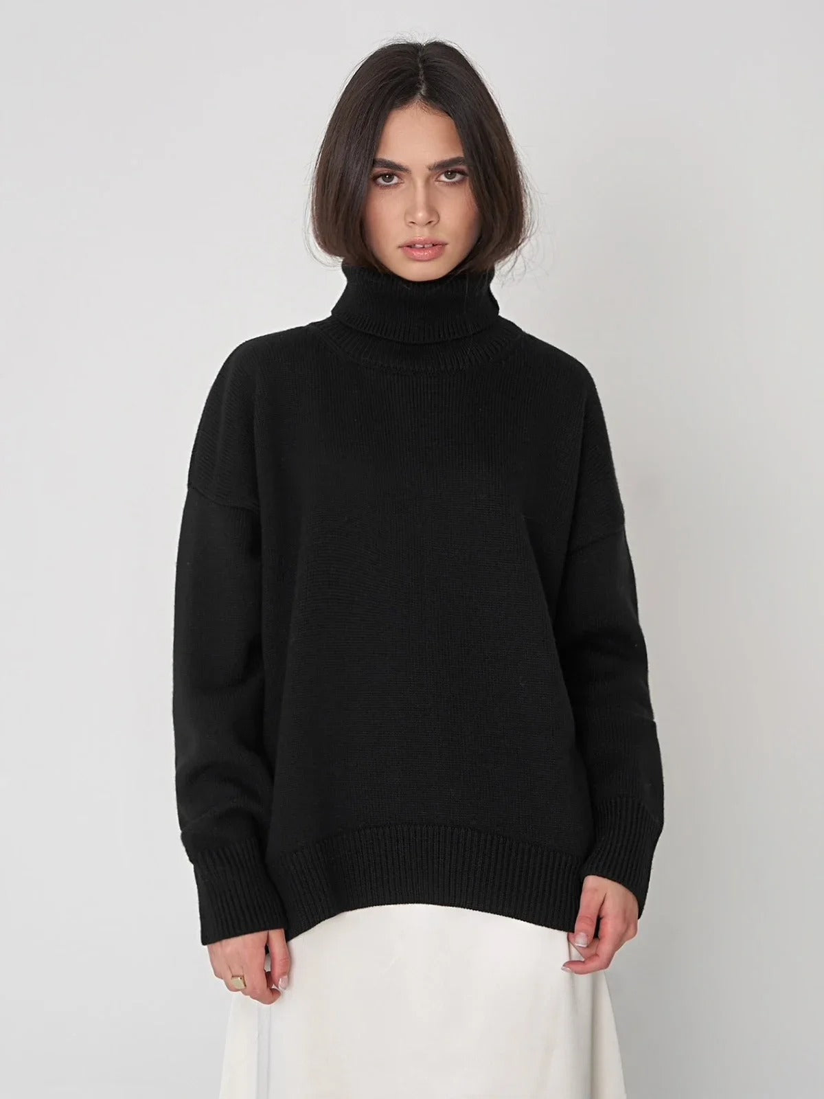 Adler™ – Cozy oversized turtleneck sweater