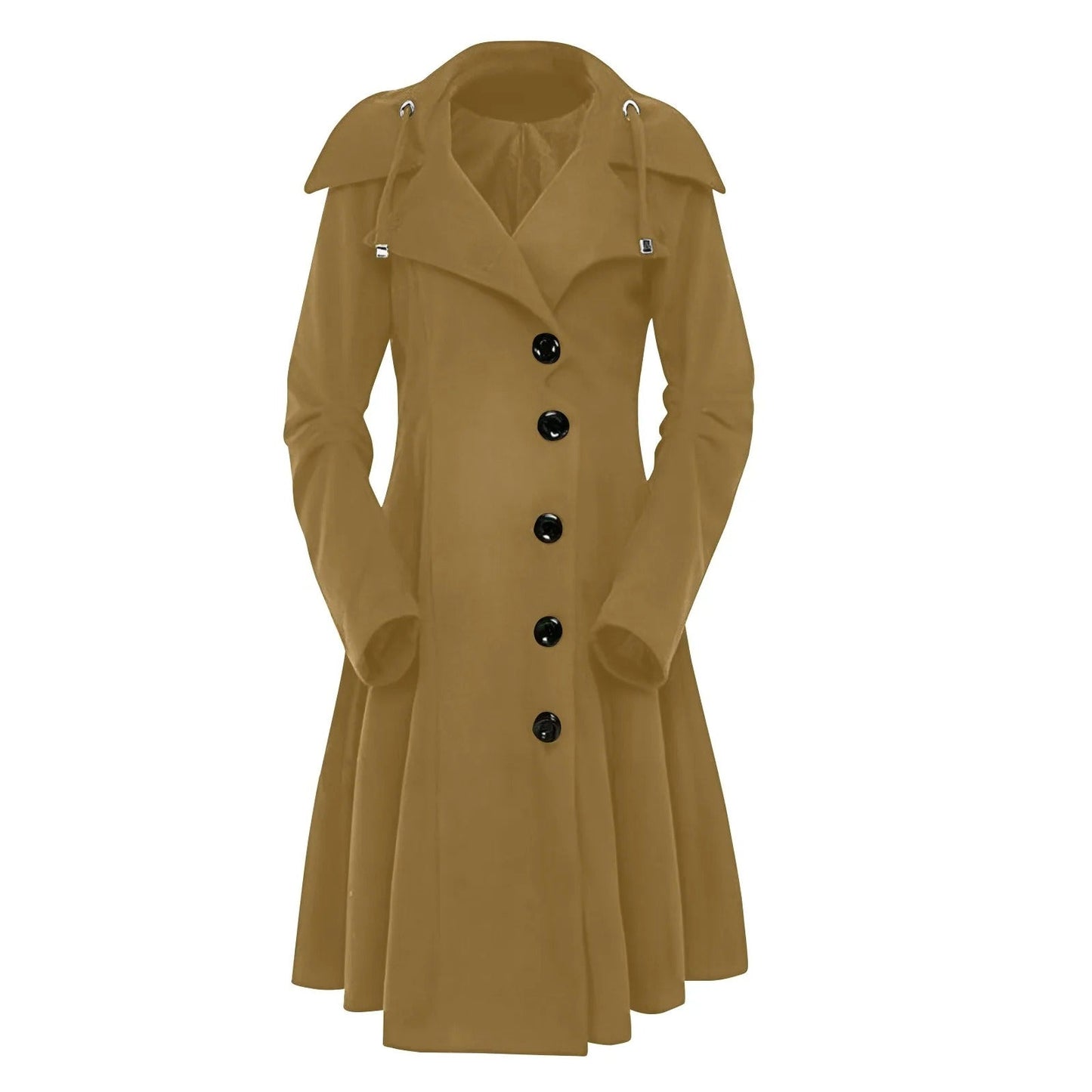 Karla | Elegant trench coat with hood