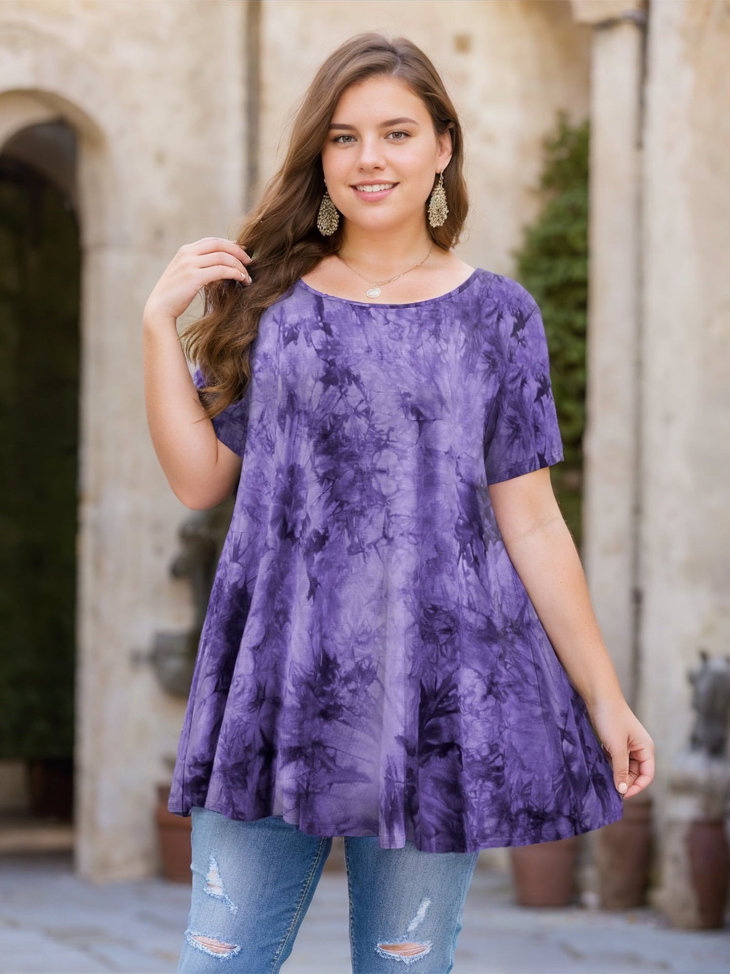 Oswald | Airy tunic top with breast pocket