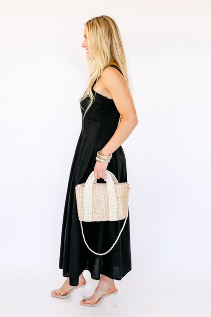 Karen | Elegant black midi dress
