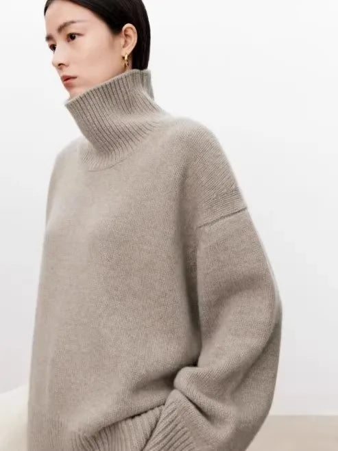 Frank™ – cozy knitted midi sweater