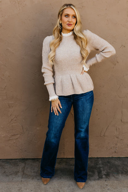 Kate™ - Ruffled Peplum Sweater