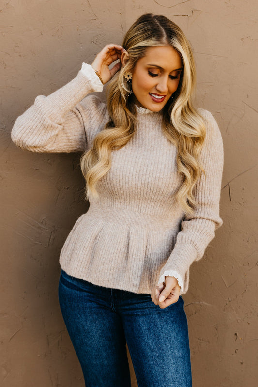 Kate™ - Ruffled Peplum Sweater