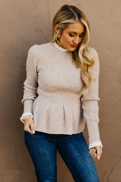 Kate™ - Ruffled Peplum Sweater