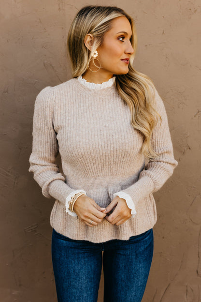 Kate™ - Ruffled Peplum Sweater