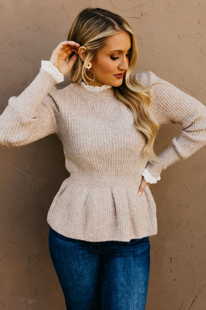 Kate™ - Ruffled Peplum Sweater