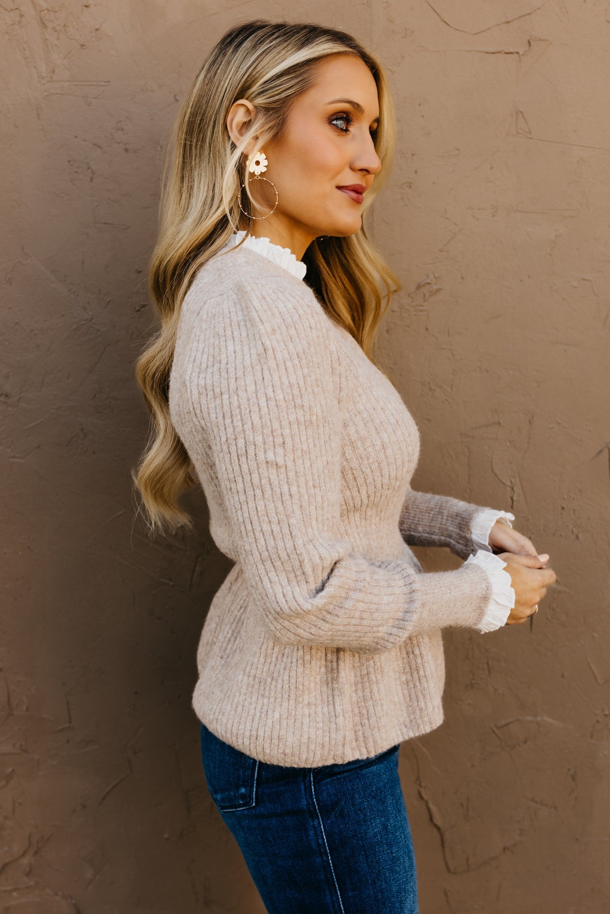 Kate™ - Ruffled Peplum Sweater