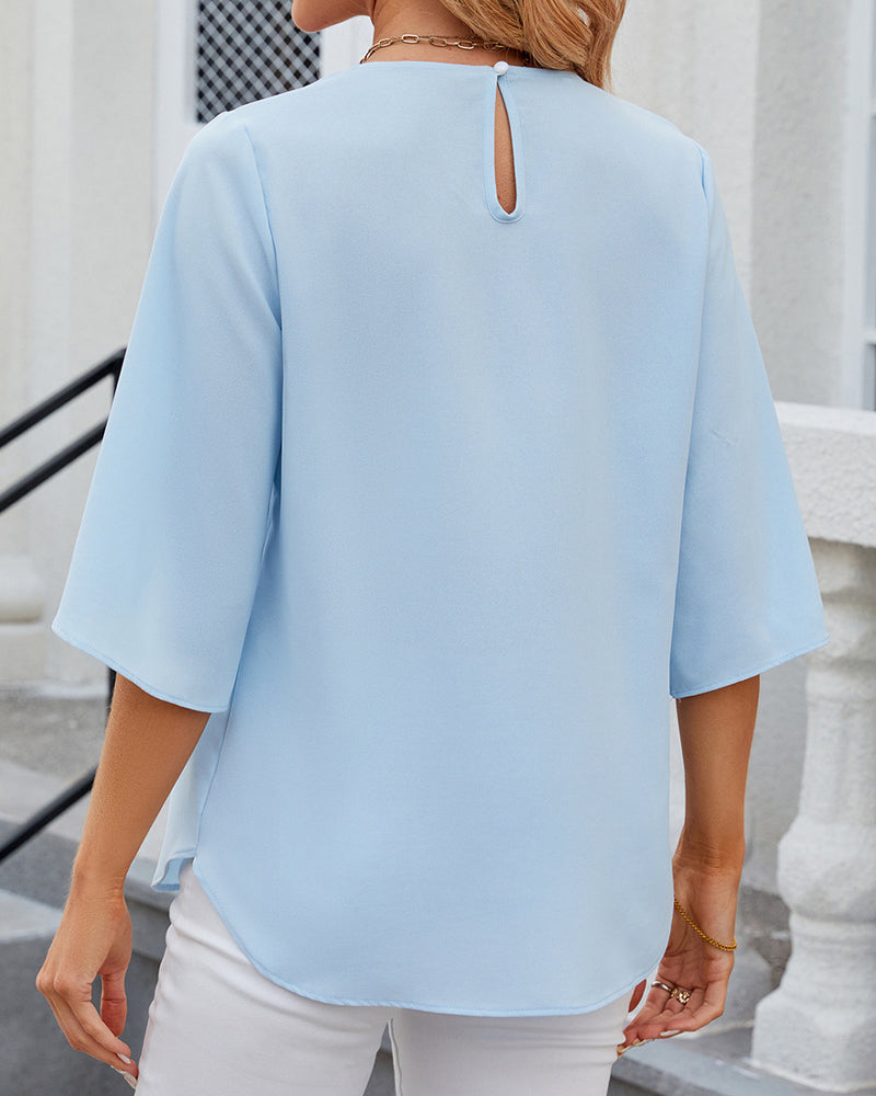 Aerin | Half-sleeve top