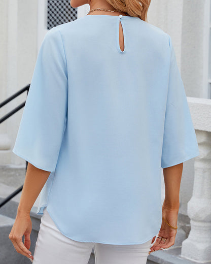 Aerin | Half-sleeve top