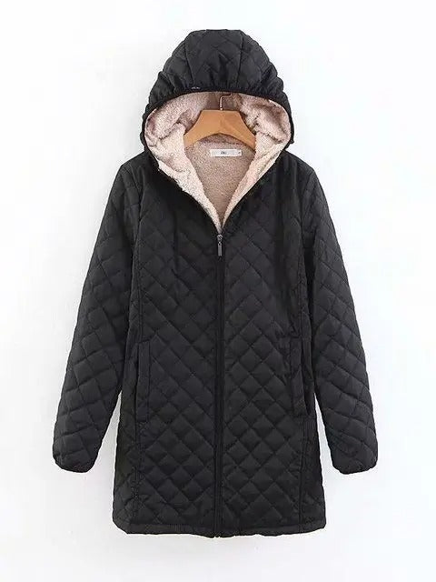 Theresa | Warm quilted jacket with hood