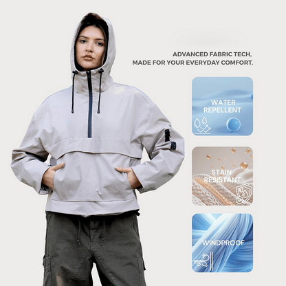 Women's 3-in-1 waterproof jacket for outdoor adventures 