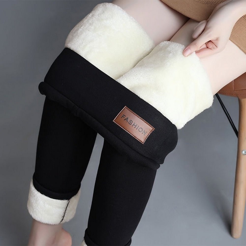 Cozy thermal winter leggings for women 