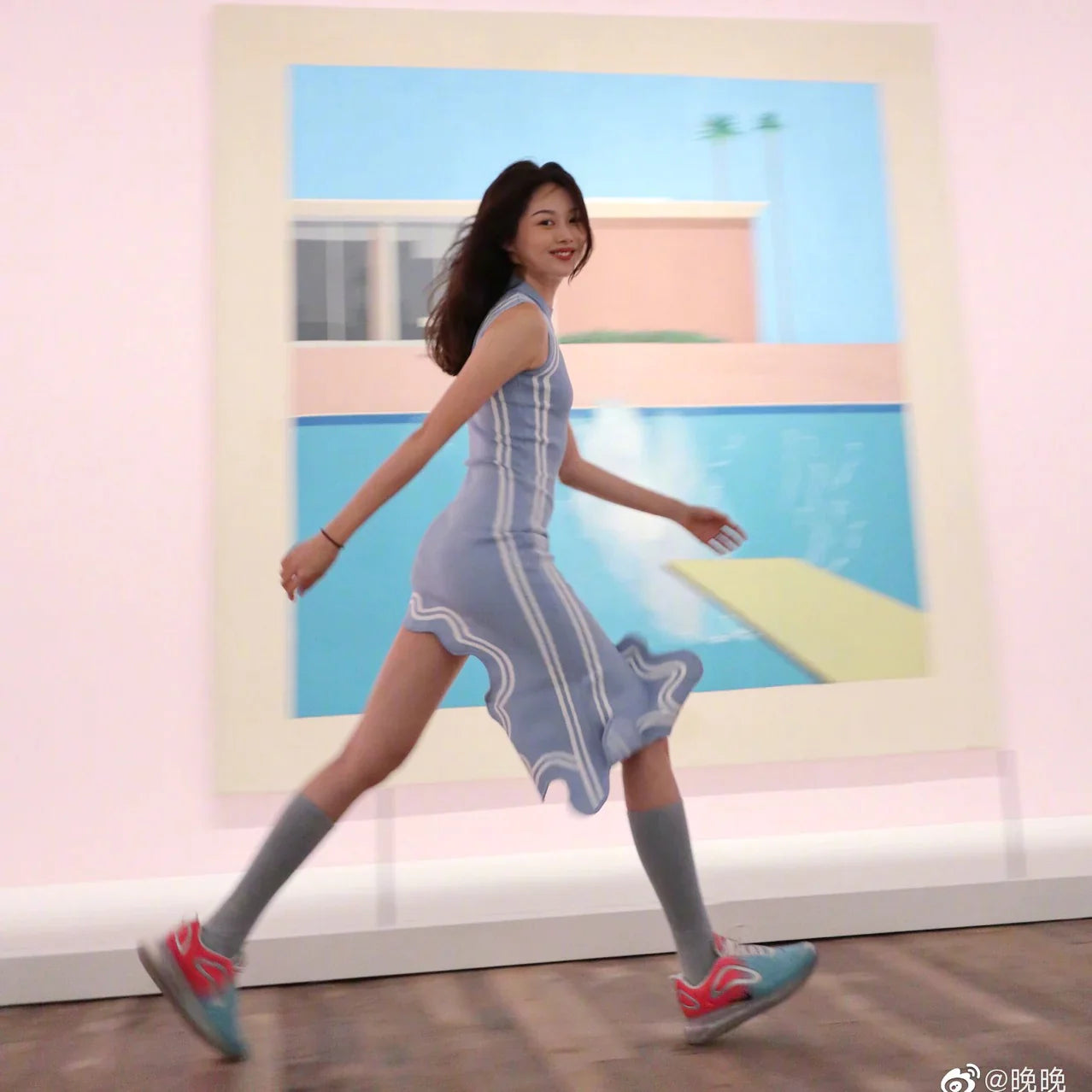 Valeria™ - Asymmetric knit dress 