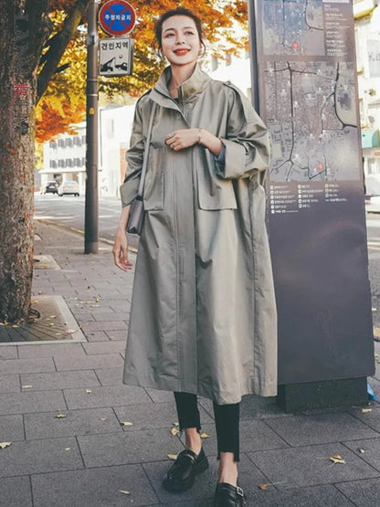 Karla | Long coat with hood