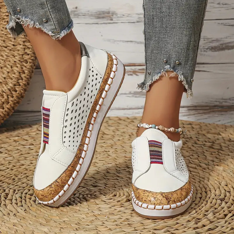Airy Hollow Slip-On Summer Shoes for Women 