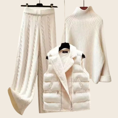 Elegant two-piece knitting set 