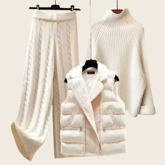 Elegant two-piece knitting set 