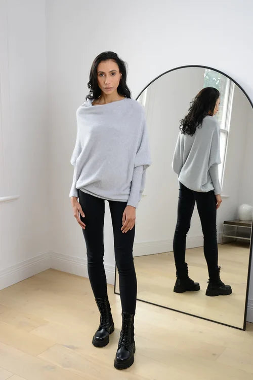Jennie™ | Asymmetric draped sweater