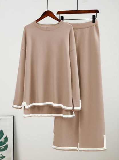 Bella™ - Elegant 2-piece lounge set made of stretch knit