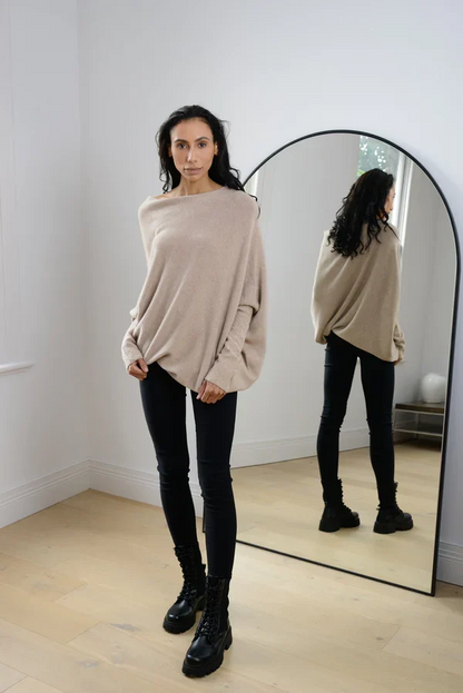 Mariemi™ | Asymmetric Draped Sweater