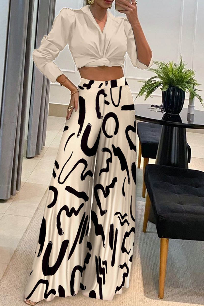 Ruby - Patchwork turn-down collar, long-sleeved, two-piece [Last day discount]