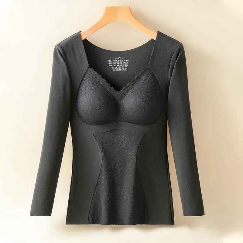 Ede™ – Figure-hugging thermal top with integrated bra