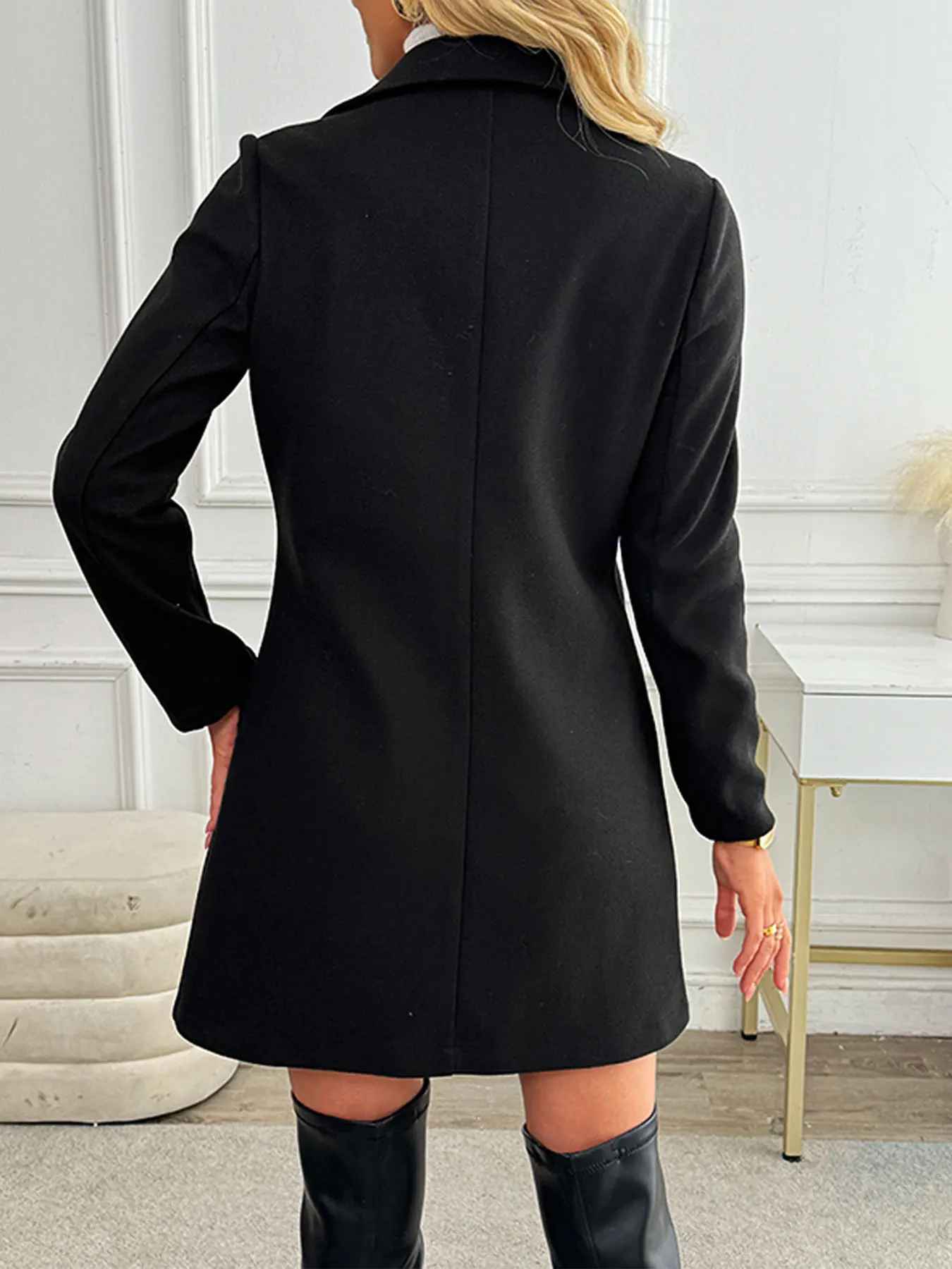 Giselle™ – Elegant blazer coat with double buttons